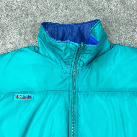 VTG Columbia Jacket Mens‎ Large Red Blue Whirlibird 3 in 1 Coat Down Insulated - Picture 13 of 16